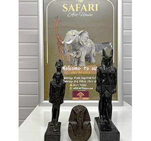 Egyptian Statues 3 pieces