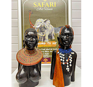 Maasai Couple Man and Woman