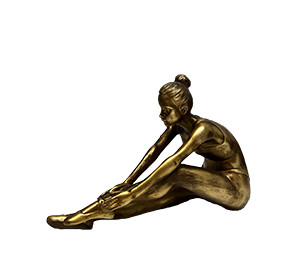 Ballerina Golden Metal