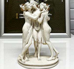 Three White Women Statue